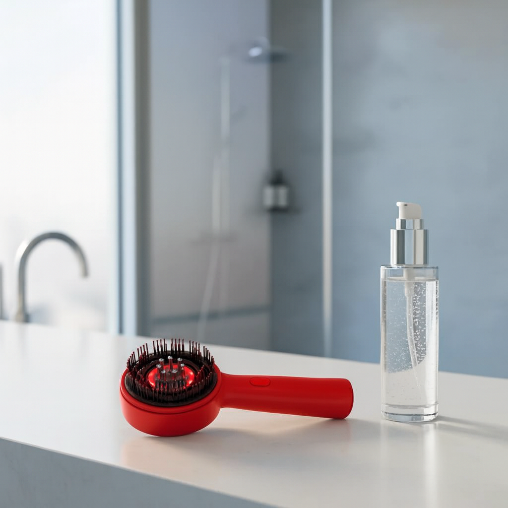 Luxen - Hair Growth Comb : Red Light, Vibration & Oil Scalp Massager