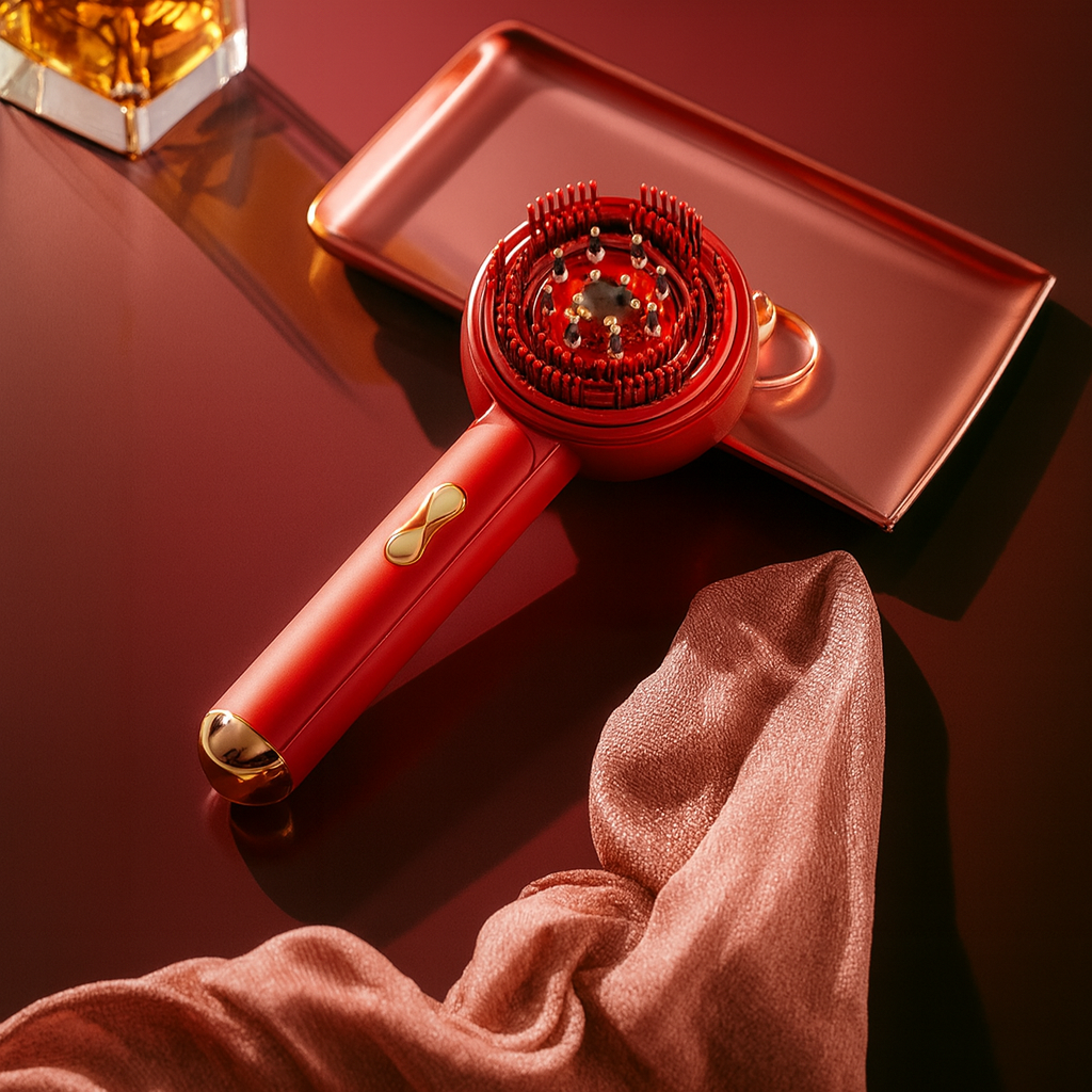 Luxen - Hair Growth Comb : Red Light, Vibration & Oil Scalp Massager