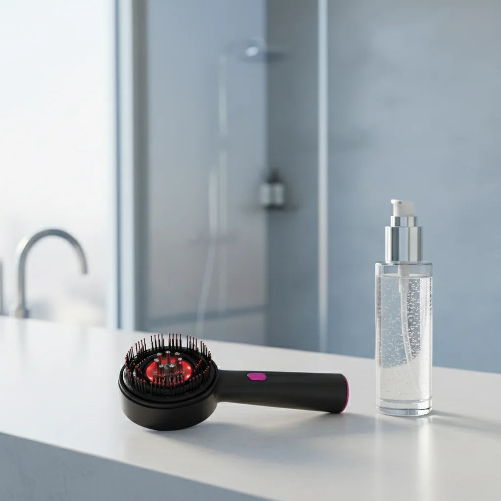 Luxen - Hair Growth Comb : Red Light, Vibration & Oil Scalp Massager